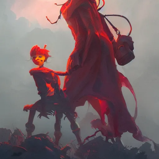 Image similar to hero world scary stories to tell in the dark, behance hd by jesper ejsing, by rhads, makoto shinkai and lois van baarle, ilya kuvshinov, rossdraws global illumination