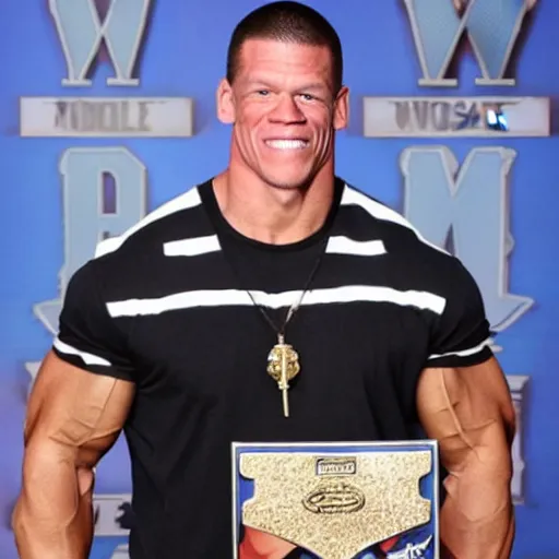 Prompt: jon cena at the make a wish foundation