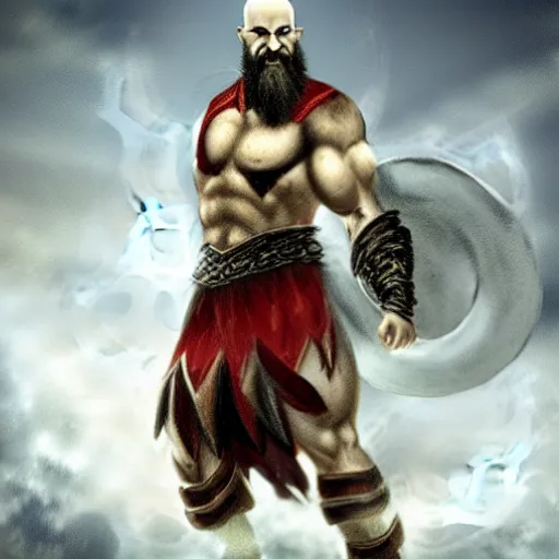 Prompt: Kratos in Norse Mythology