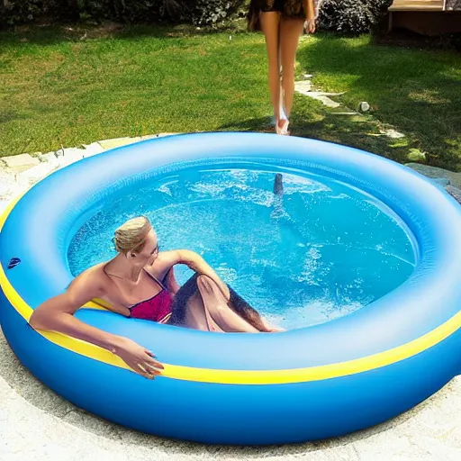 Image similar to pool tube