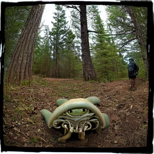 Image similar to cthulu caught on trail cam