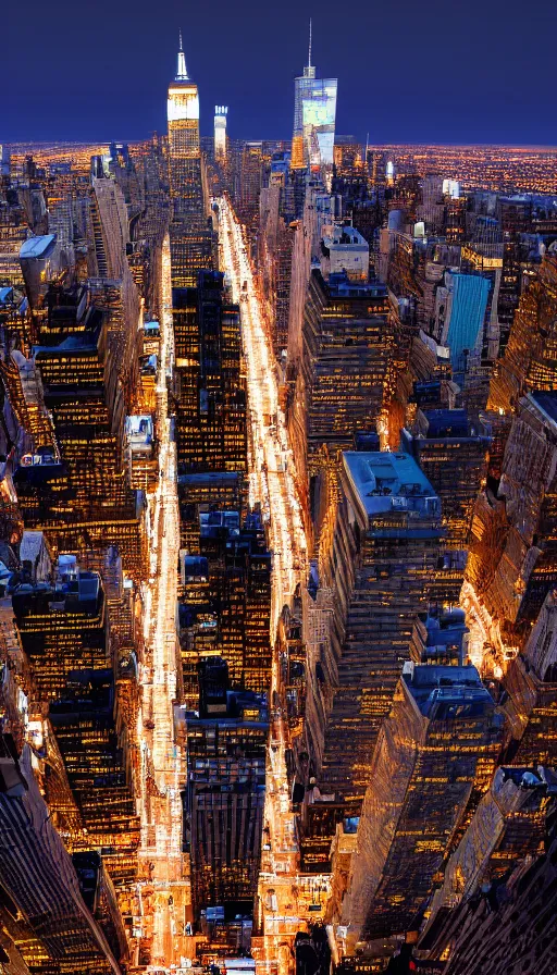 Image similar to 8k high resolution photograph of New York Times Square at night