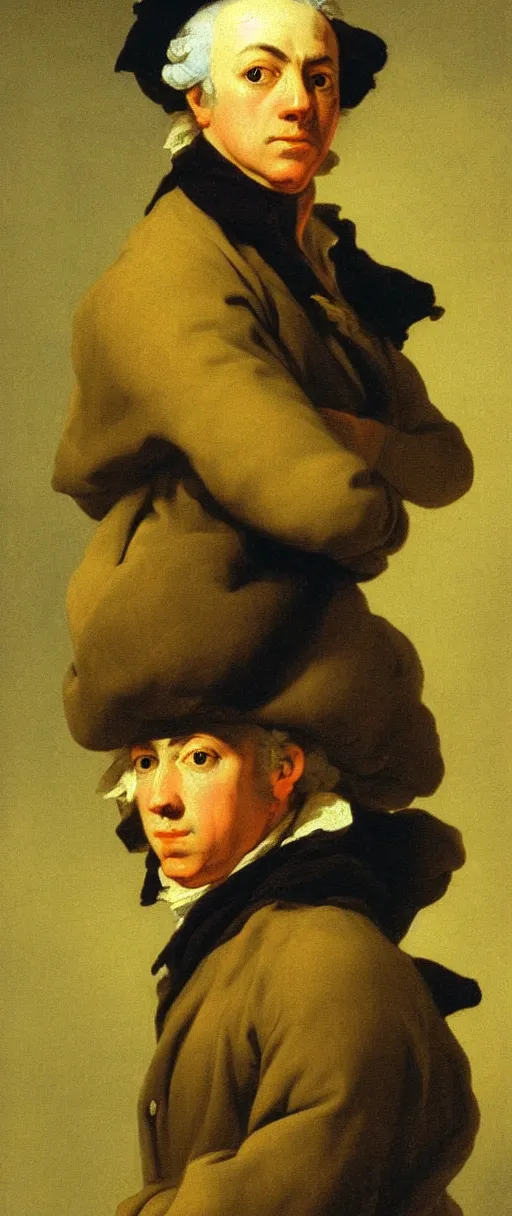 Image similar to Joseph Ducreux expressive portrait. Stunning.