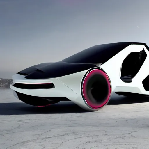 Image similar to futuristic testla New car