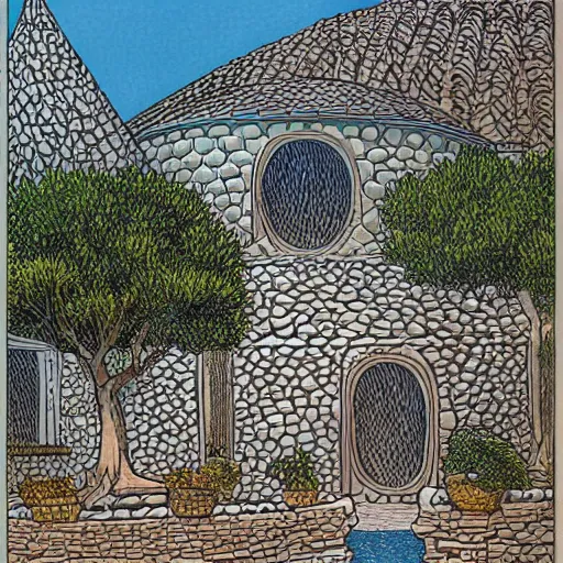 Image similar to Trulli by Arthur Adams