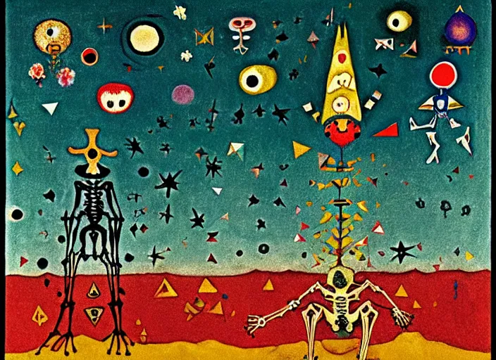 Image similar to pixel decollage painting tarot lovers card composition tower of babel road red armor wonky alien frog and maggot vampire clown knight on a skeleton pale horse in a dark green cloudy night sky with golden foil jewish stars and diamonds, mountain lake and blossoming field in background, painted by Mark Rothko, Helen Frankenthaler, Danny Fox and Hilma af Klint, pixelated, neo expressionism, semi naive, pastel colors, cinematic, color field painting, cave painting, voxel, pop art look, outsider art, minimalistic. Bill Traylor painting, part by Philip Guston, Amano and Francis Bacon. art by Adrian Ghenie and Storm Thorgerson, very coherent symmetrical artwork, cinematic, hyper realism, high detail, octane render, unreal engine, Smooth gradients, depth of field, full body character drawing, extremely detailed, 8k, extreme detail, intricate detail, masterpiece