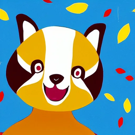 Image similar to mind game red panda by MASAAKI YUASA