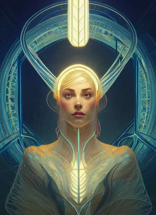 Image similar to symmetry!! water, glowing lights!! intricate elegant, highly detailed, digital painting, artstation, concept art, smooth, sharp focus, illustration, art by artgerm and greg rutkowski and alphonse mucha