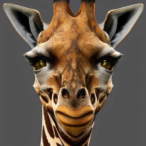 Prompt: A Therianthropy Giraffe Man, hyperdetailed, artstation, cgsociety, 8k