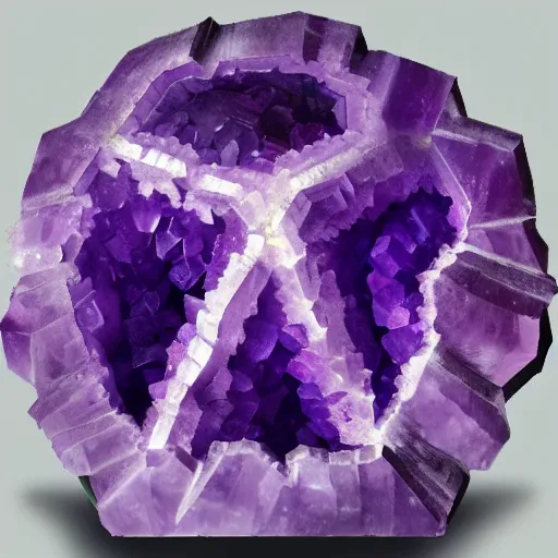 Prompt: amazing amethyst geode, Masterpiece , ultra realistic, ultra detailed, concept art, trending on artstation