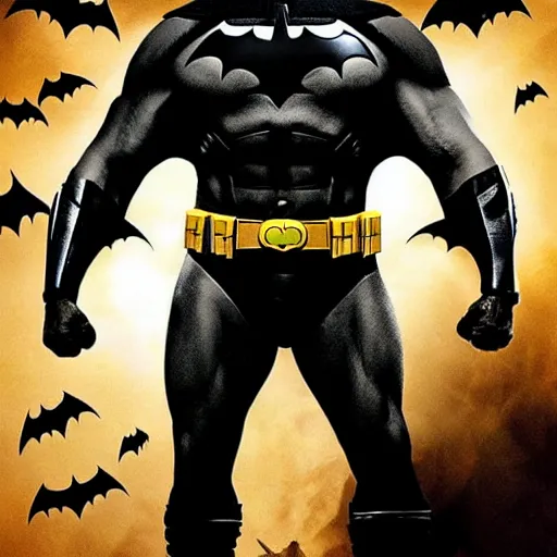 Image similar to Dwayne Johnson as Batman 4K quality