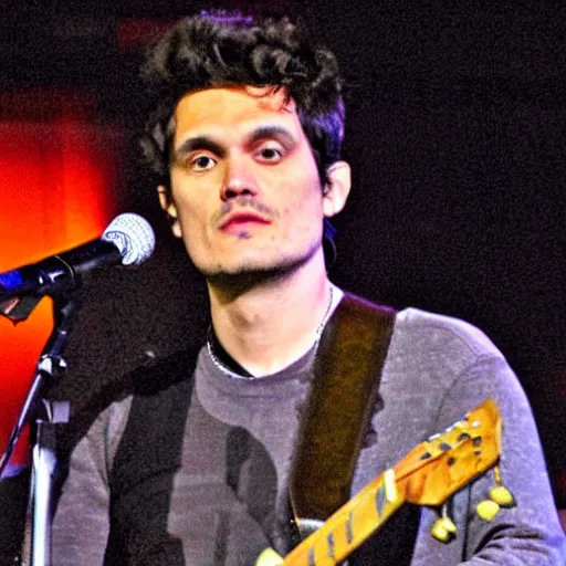 Image similar to a nice photo someone took of john mayer yesterday evening.