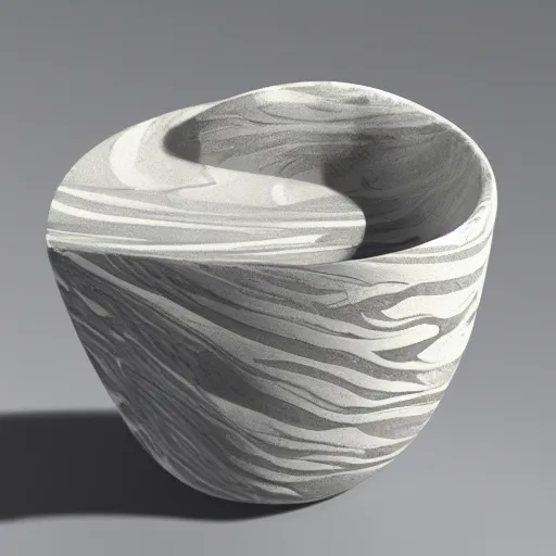 Image similar to a marble sculpture of leaf textured coffee cup by Zaha Hadid , 3d architecture, masterpiece