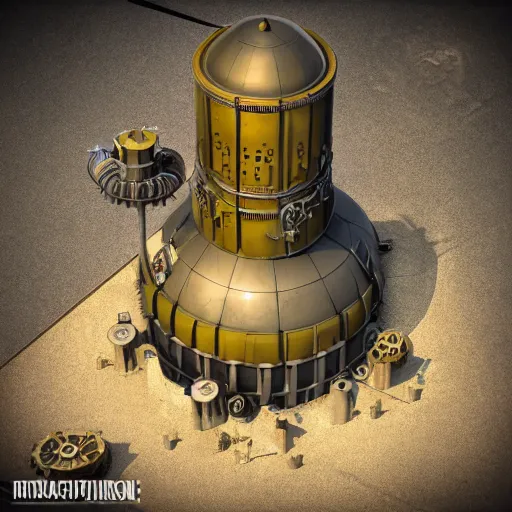 Prompt: steampunk underground missile silo, 3 d render, octane, ray tracing, ultra high resolution, ultra detailed, photorealistic, 8 k