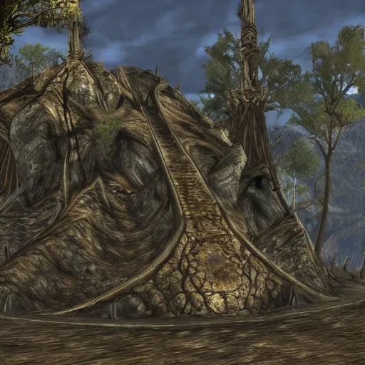 Image similar to telvanni peninsula, morrowind, elder scrolls online chapter, landscape