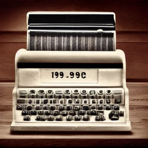 Image similar to award - winning photo. photorealistic vintage national cash register from 1 9 0 0.