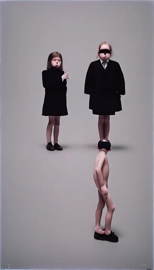 Prompt: the two complementary forces that make up all aspects and phenomena of life, by Gottfried Helnwein