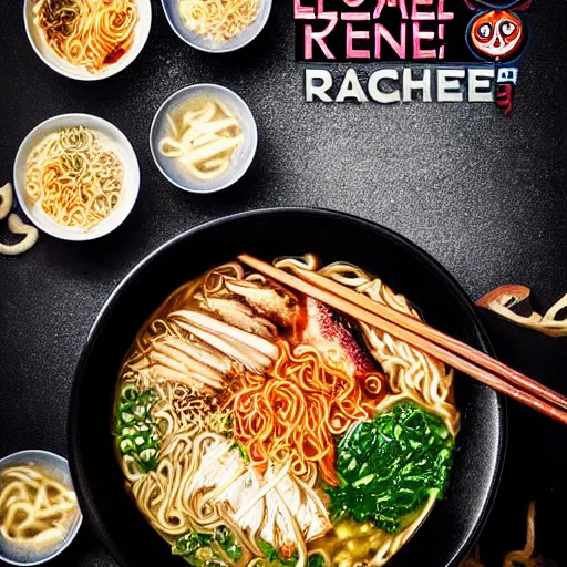 Prompt: league of legends style ramen. photography. food photoshoot. advertisment photography. 4 k. realistic.