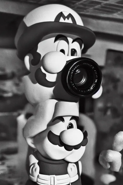 Image similar to 35mm photo of Mario