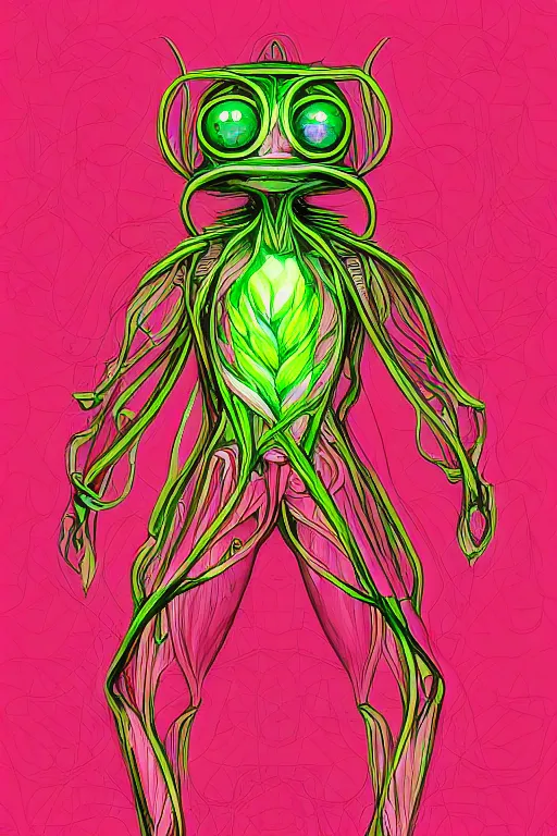 Image similar to radish humanoid, symmetrical, highly detailed, digital art, sharp focus, trending on art station, anime art style