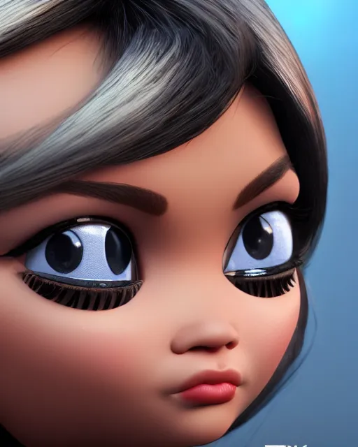 Prompt: a highly detailed metahuman 8 k close up render of bratz dolls trending on artstation made in unreal engine 4