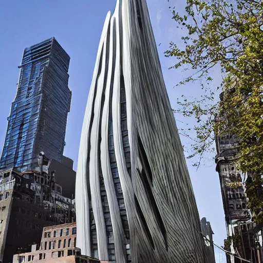 Image similar to the coolest building in new york, architecture