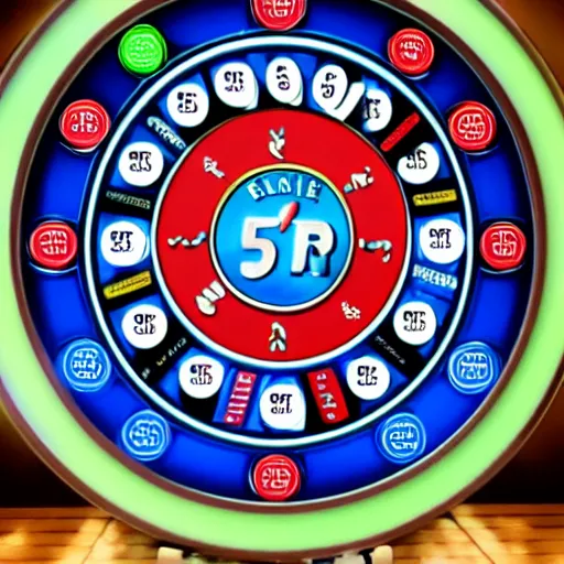 Image similar to broadcast still of wheel of fortune board with 4 empty spaces