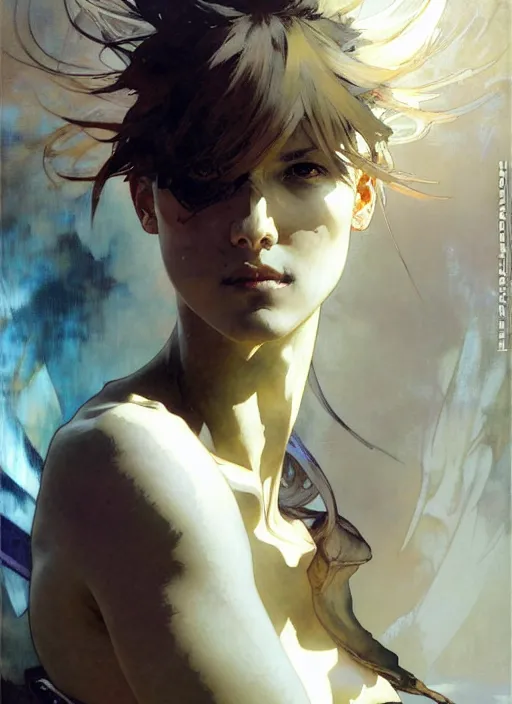 Image similar to beautiful neutral earth toned palette knife painting artwork by yoji shinkawa jeremy mann, dancer, charlie bowater and magali villeneuve and alphonse mucha, gaston bussiere, craig mullins, j. c. leyendecker, by artgerm