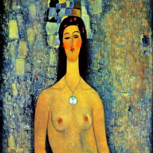 Image similar to anything, modigliani, klimt, whistler,