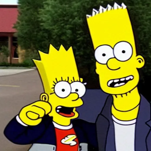 Image similar to bart simpson as a real person