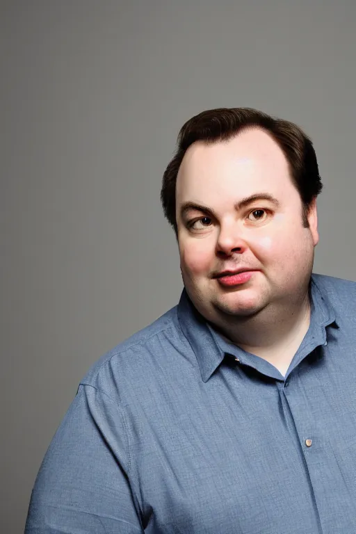 Image similar to rich evans, head and shoulders studio photo