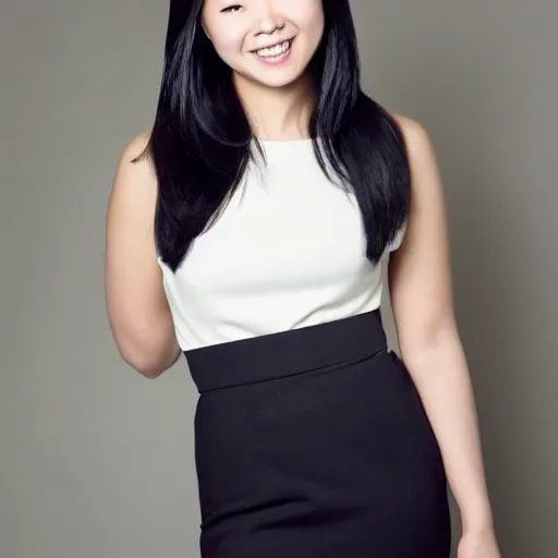 Prompt: michelle yaoh in the we want you recruitment photo