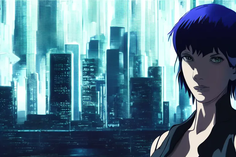 Image similar to ghost in the shell as sysadmin