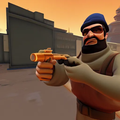 Prompt: abu in team fortress 2, 4k