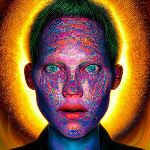 Prompt: portrait ultra dimensional mi 2 0 0 instinct entity, accidentally tripping on dmt and acid, psychedelic experience, overwhelming psychosis of self realization and burning awakening, ultra high definition, unreal engine 5, hyperrealism, masterpiece composition, by casey weldon, barclay shaw 8 k photorealistic