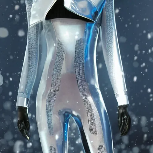Image similar to futuristic clothing, 2 0 3 0. weather. women's coat. fantasy.