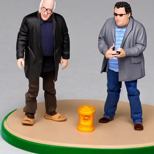 Image similar to Larry David and Jeff Garlin action figure playset