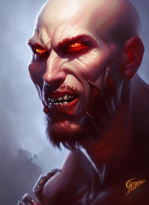 Image similar to a _ fantasy _ style _ portrait _ painting _ of fiend oil _ painting _ unreal _ 5 _ daz. _ rpg _ portrait _ extremely _ detailed _ artgerm _ greg _ rutkowski _ greg
