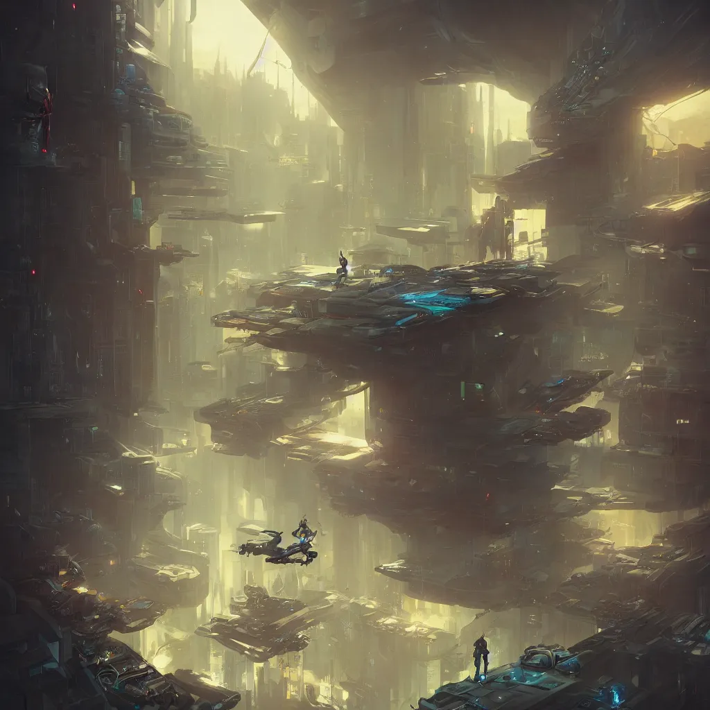 Image similar to cyberpunk hawking by peter mohrbacher and dan mumford and nekro, cgsociety, volumetric light, 3 d render