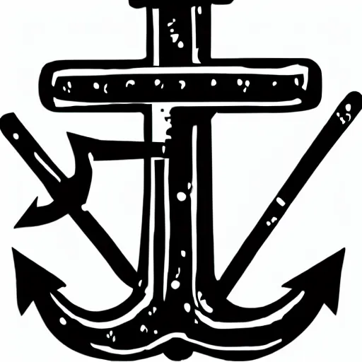 Image similar to vector symbol of an anchor