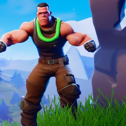 Prompt: john cena in fortnite