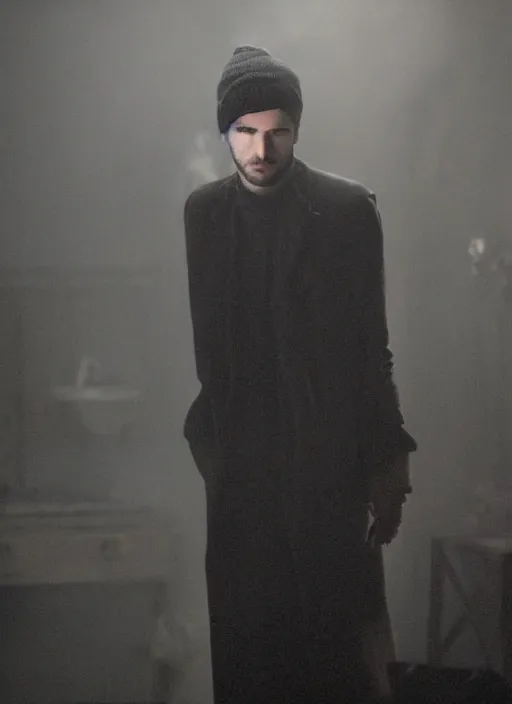 Image similar to the sandman, tom sturridge, aesthetic