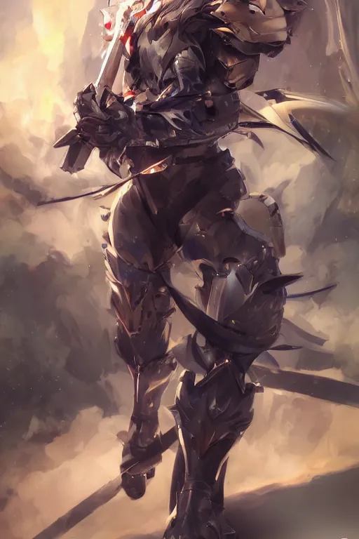 Image similar to concept art, anime portrait of a ninja cyborg wearing an azure wolf themed armor by Stanley Artgerm Lau, WLOP, Rossdraws, James Jean, Andrei Riabovitchev, Marc Simonetti, and Sakimichan, trending on artstation