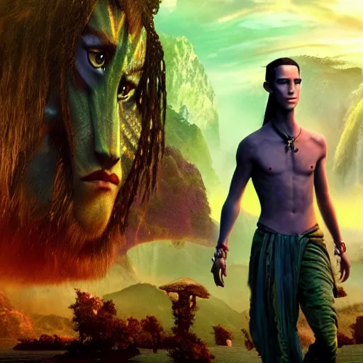 Image similar to avatar by james cameron