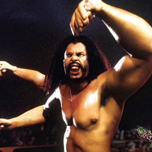 Image similar to stinkleg jones, wwf superstar. promotional photo