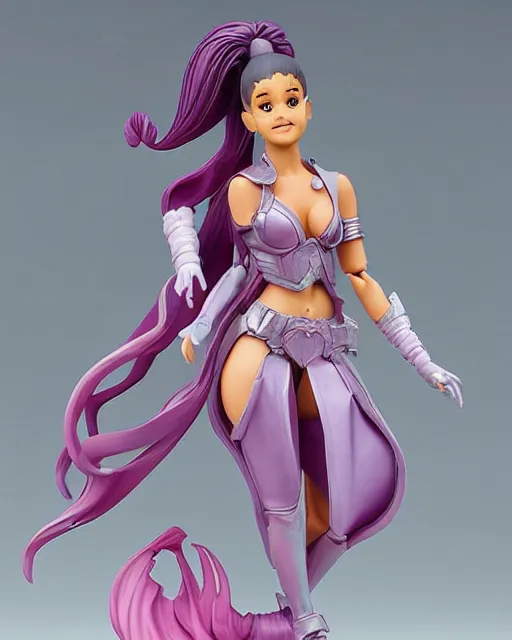 Prompt: ariana grande action figure. dnd, high fantasy. royo, artgem, wlop