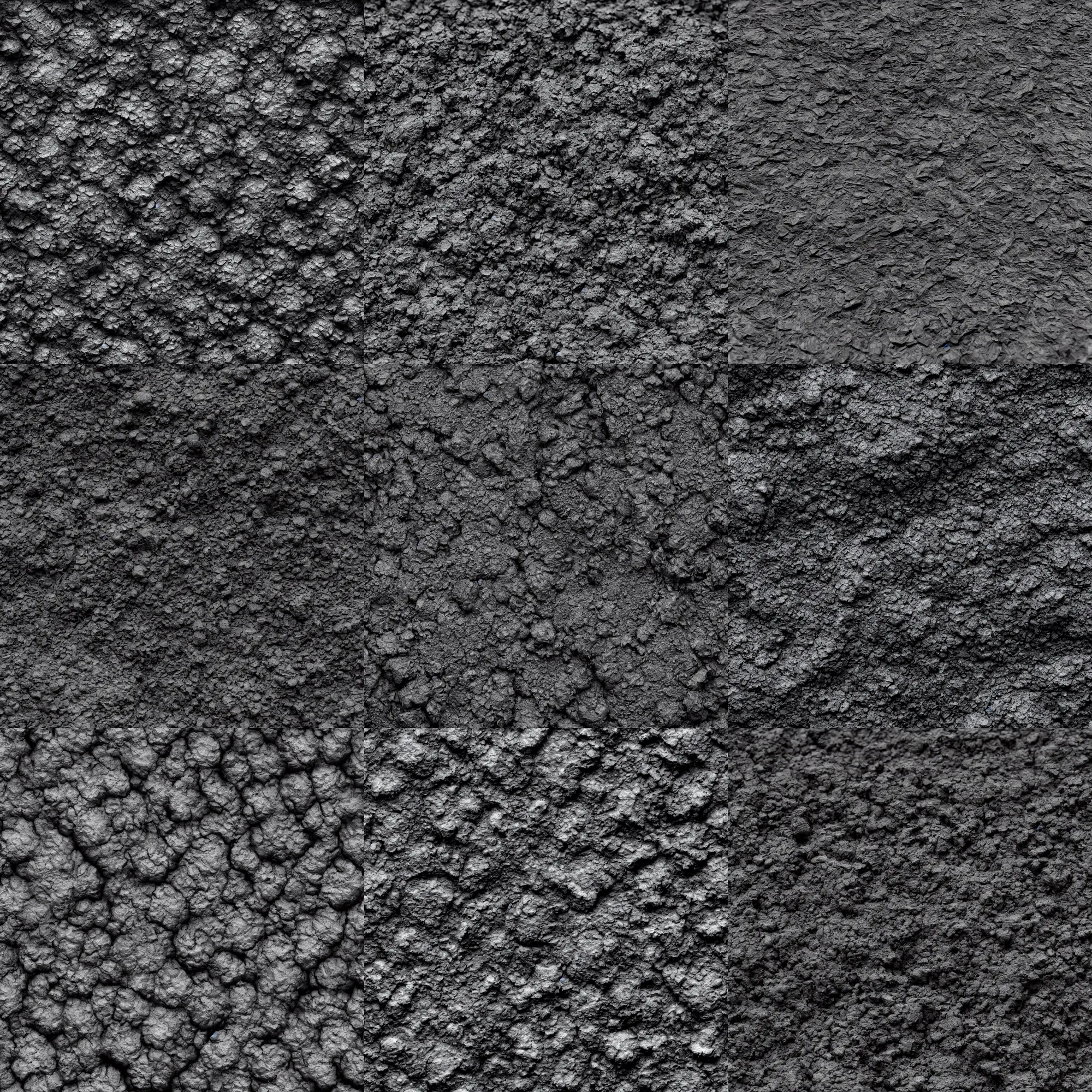 Prompt: high resolution coal texture, black, photorealistic, pbr, 8 k, 3 0 0 dpi