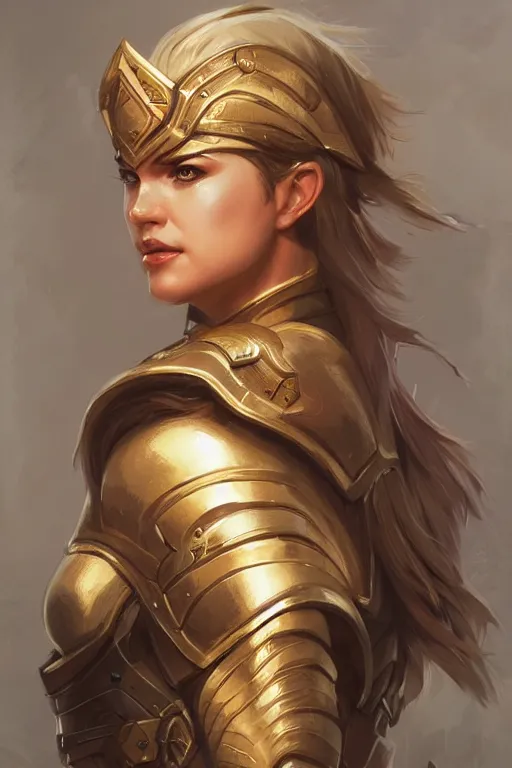 Image similar to amazon valkyrie athena, d & d, fantasy, portrait, highly detailed, headshot, digital painting, trending on artstation, concept art, sharp focus, illustration, art by artgerm and greg rutkowski and magali villeneuve