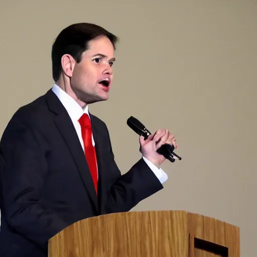 Prompt: Marco Rubio as super Mario