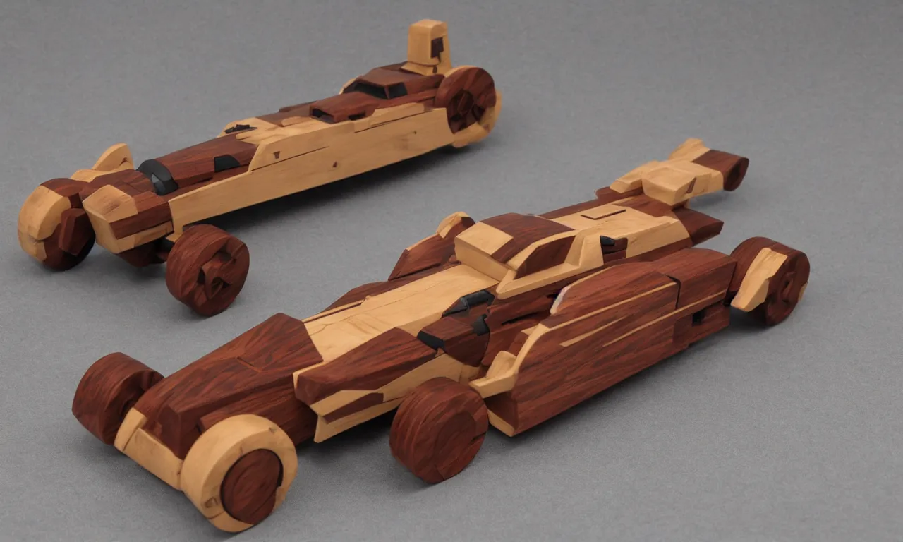 Prompt: wooden jedi, speeder piloted by yoda, wooden board, mahogany, empreror, nordic pastel colors, perfect lightning